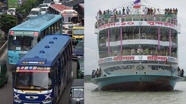 লঞ্চ ও গণপরিবহন চালু, কোথাও মানা হচ্ছে না স্বাস্থ্যবিধি