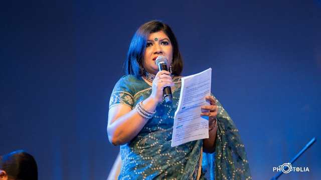 ছবি: বক্তব্য রাখছেন শ্রাবন্তী আশরাফী
