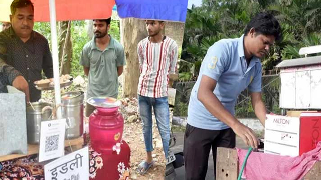  বেতন না পেয়ে চা-ইডলি বিক্রি করছে ভারতের চন্দ্রাভিযানের কিছু কর্মী