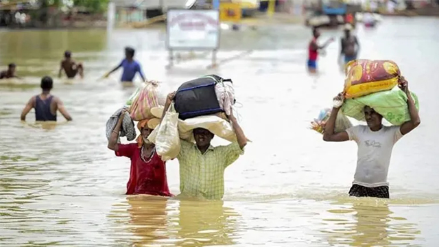 ভারতে আকস্মিক বন্যা ও ভূমিধস