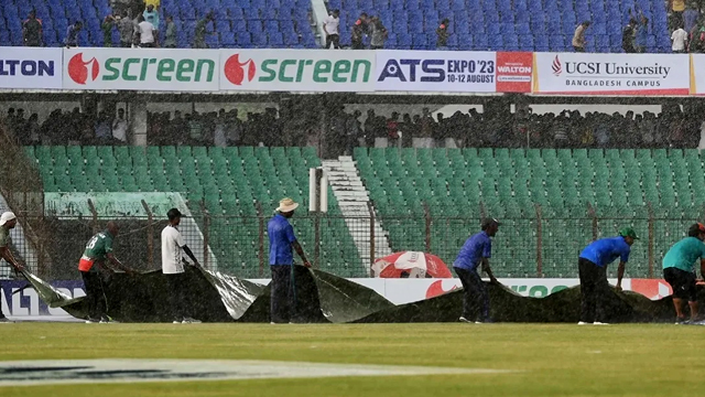  বৃষ্টির পর ব্যাটিং বিপর্যয়ে বাংলাদেশ